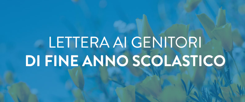 Lettera di fine anno scolastico